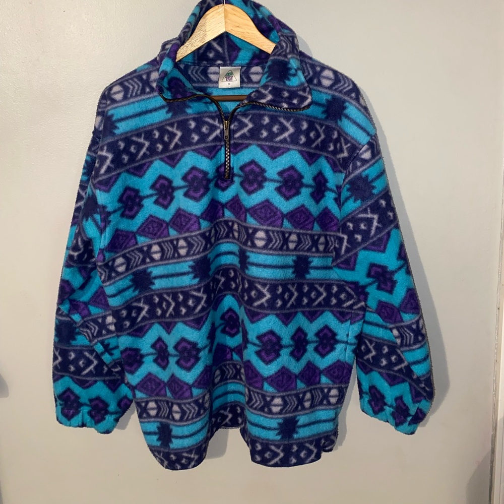 New Fast - Blue and Purple Sweater. Medium.